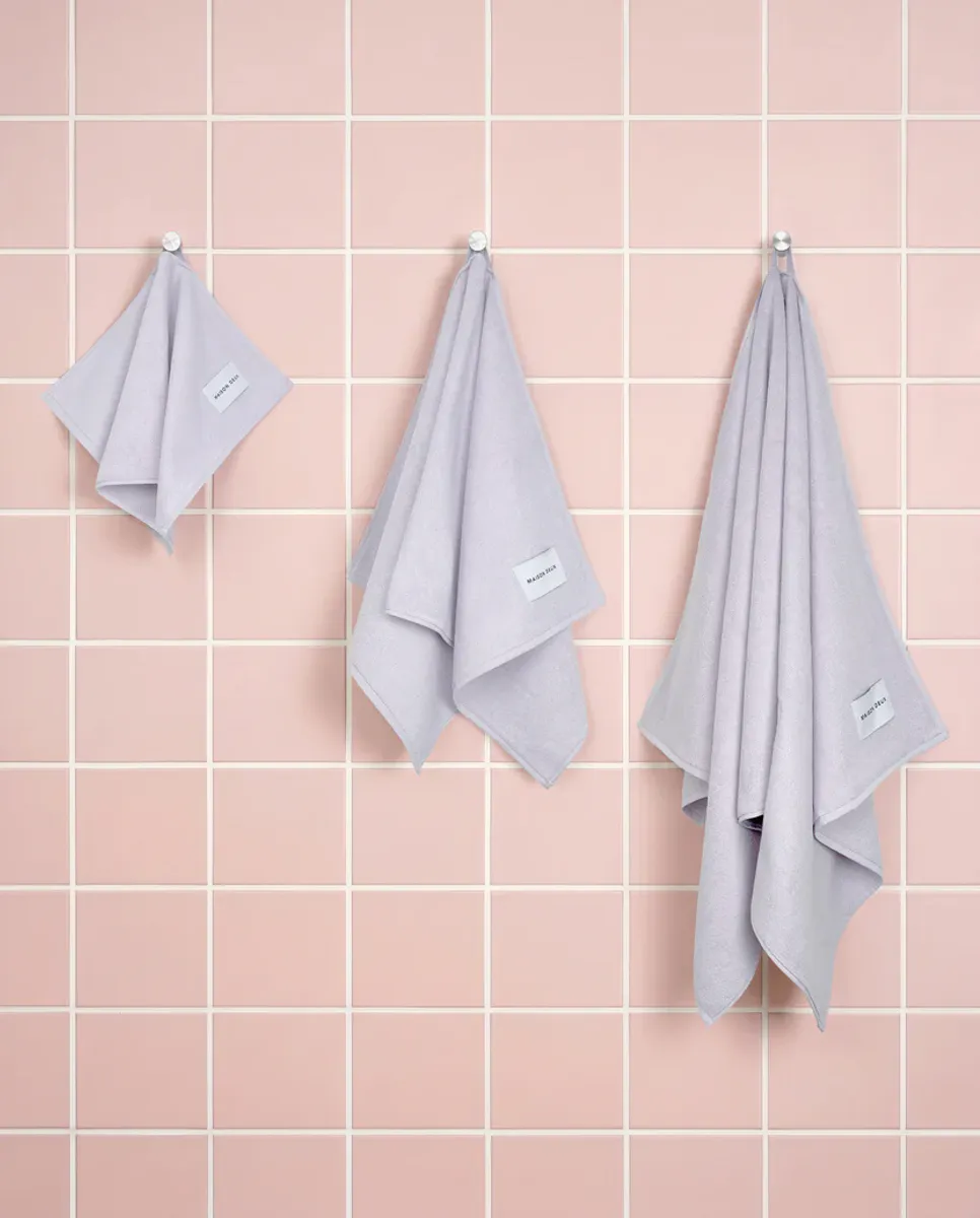 Maison Deux Solid Håndhåndkle Lilac 50x100 cm