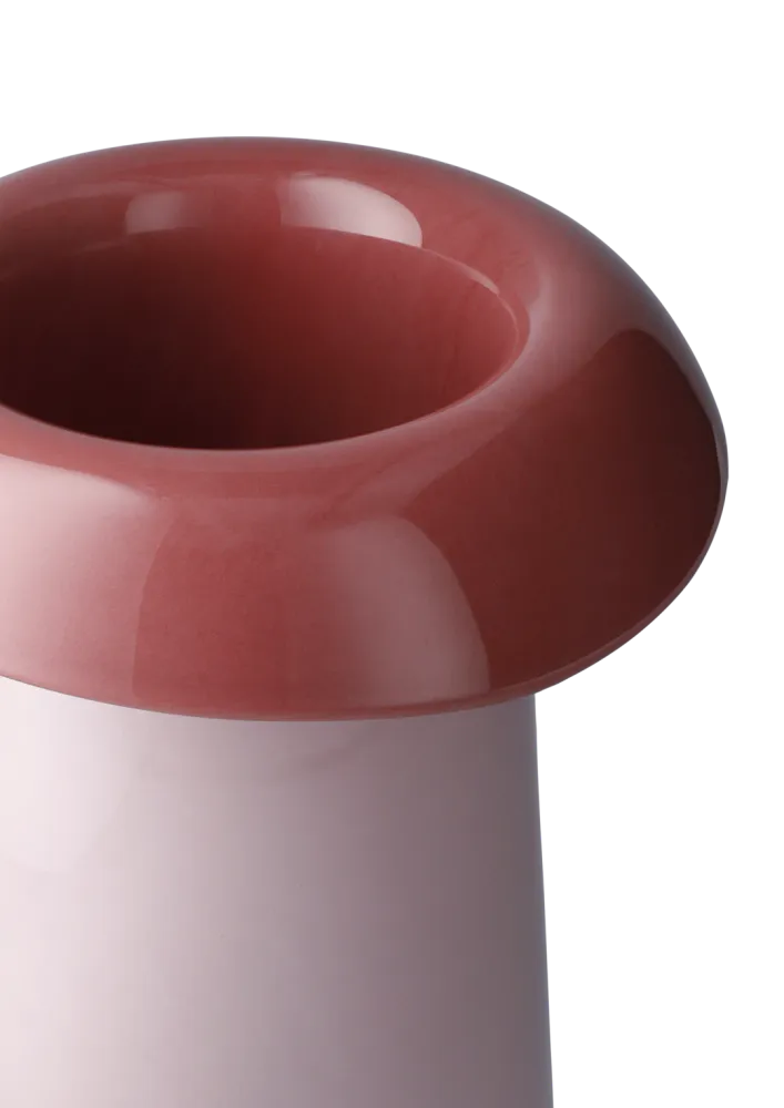Holmegaard Soma Vase Rosa/Terracotta H22,5 cm