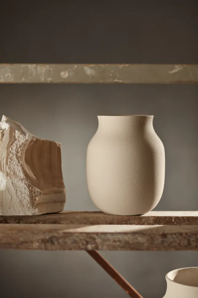 Kähler Studio Omaggio #1 Vase H20 cm Sand