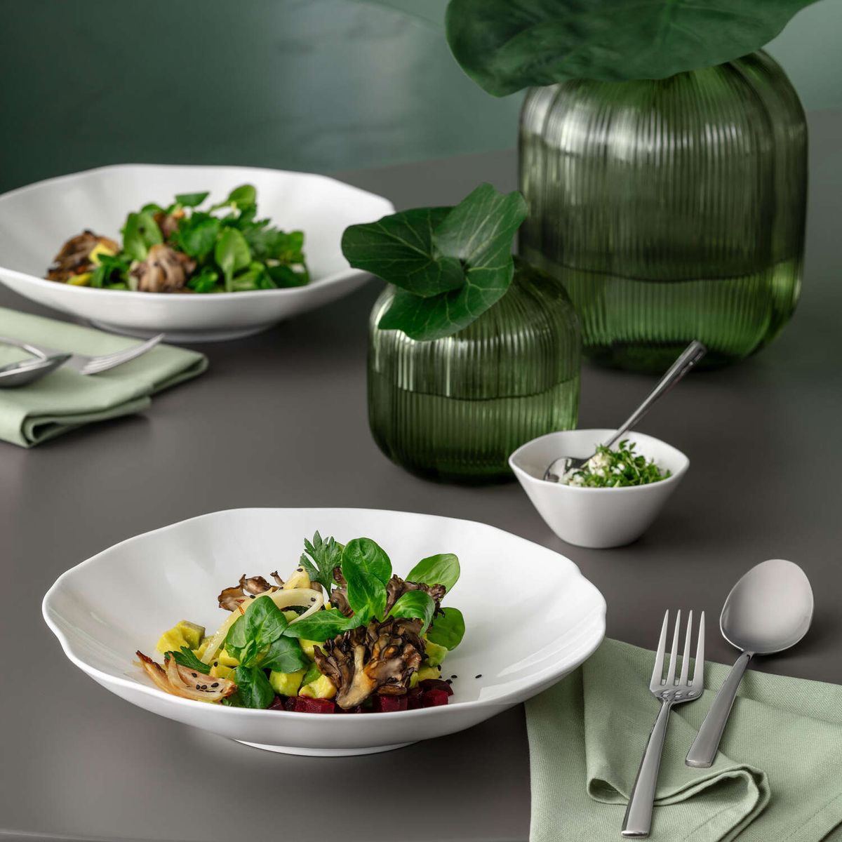 Villeroy & Boch Pura Middagsservise 4 deler Hvit