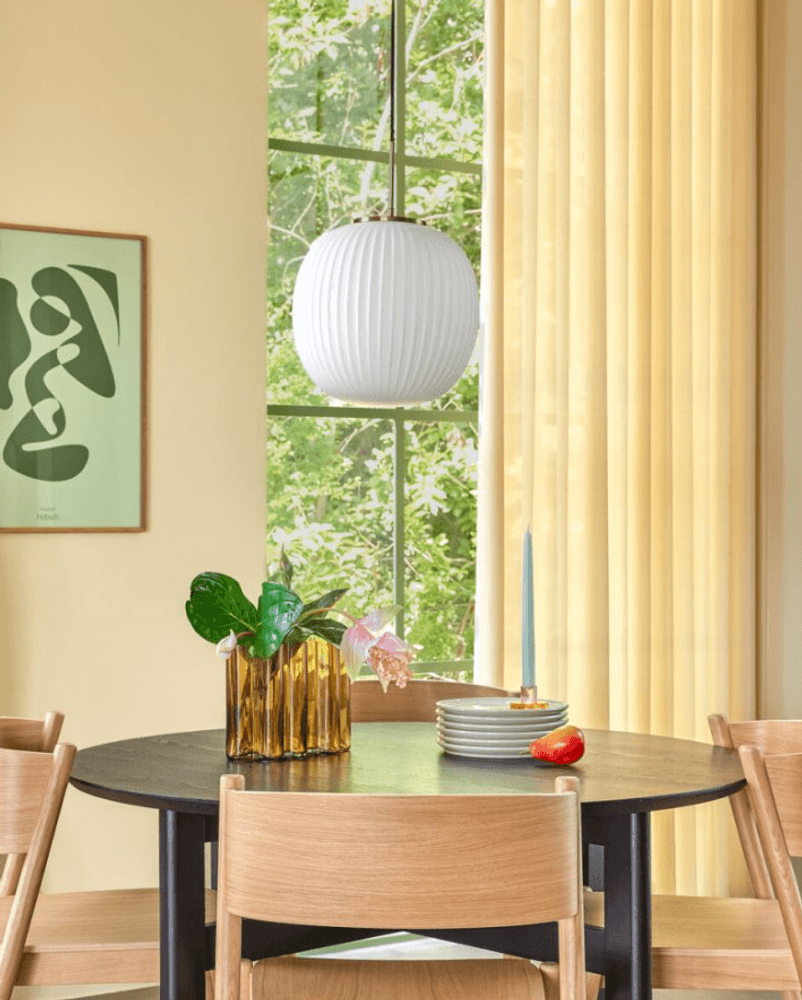 Hübsch Serene Pendel Ø32cm Hvit