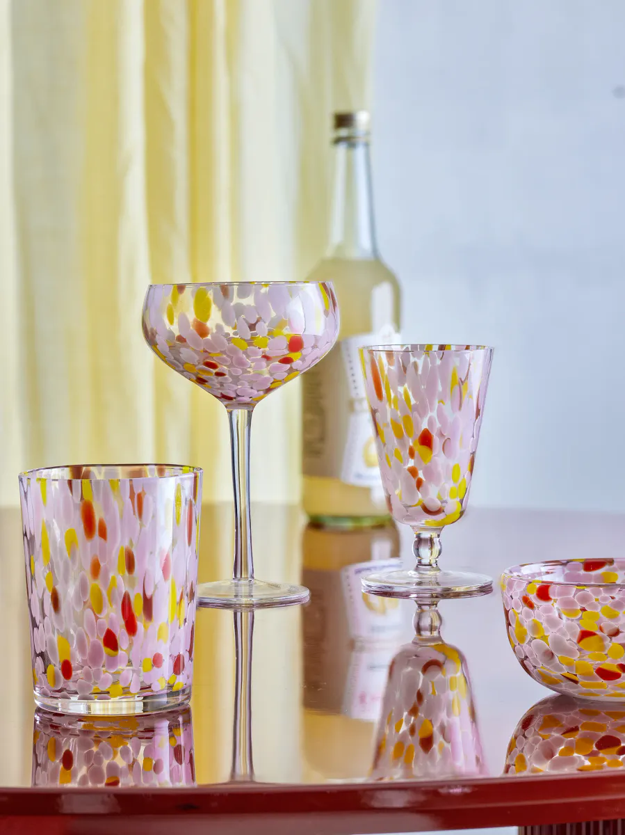 Bloomingville Lilya Cocktailglass Rosa