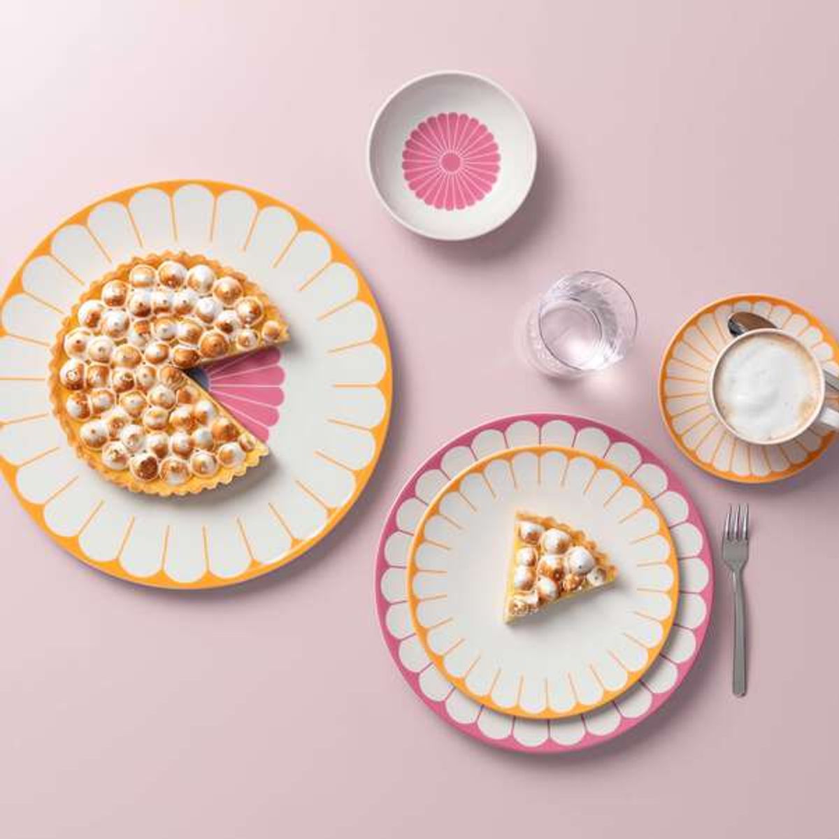 Villeroy & Boch Fleur Cassis Servisepakke 8 deler