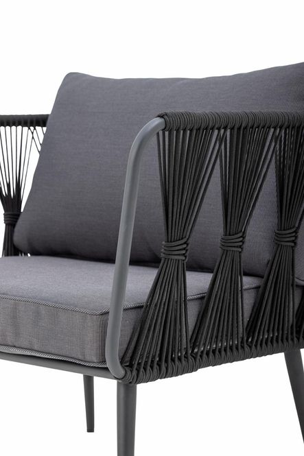 Hovedbilde Bloomingville Pavone Loungestol Sort 2 stk