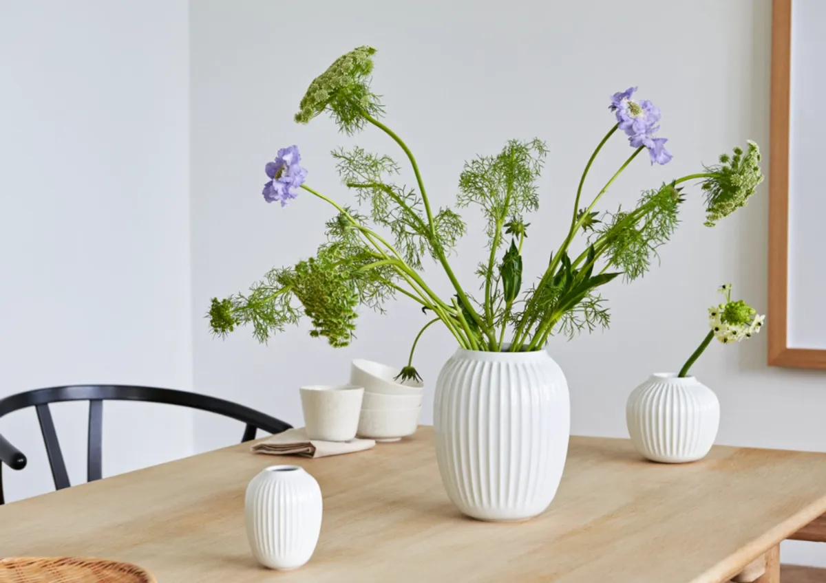 Kähler Hammershøi Vase 13 cm Hvit