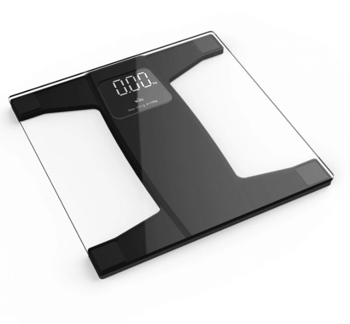 Witt Personvekt Glass Svart