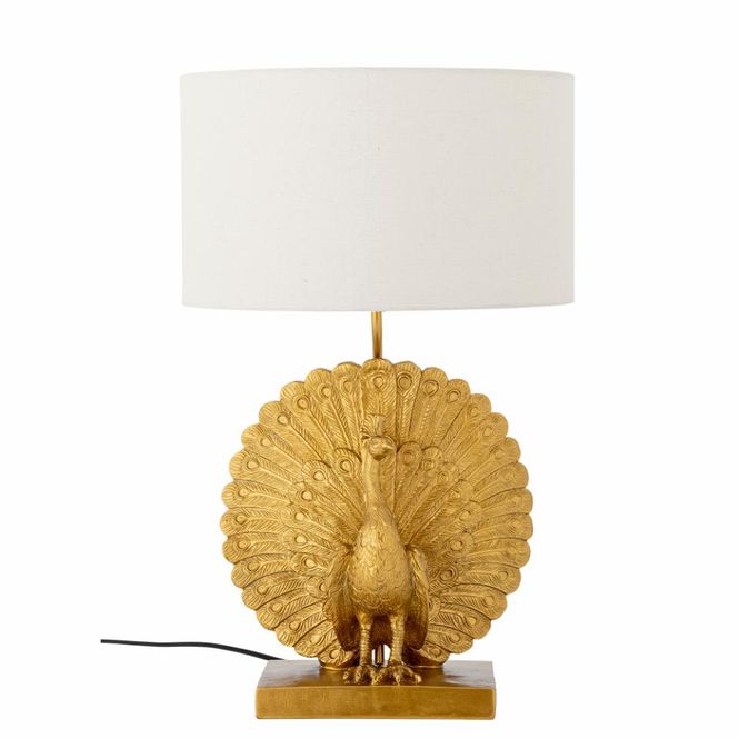 Hovedbilde Bloomingville Peacock Bordlampe Gull