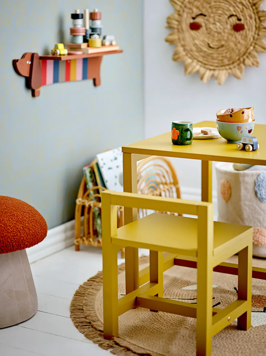 Bloomingville MINI Bertil Puff Rød