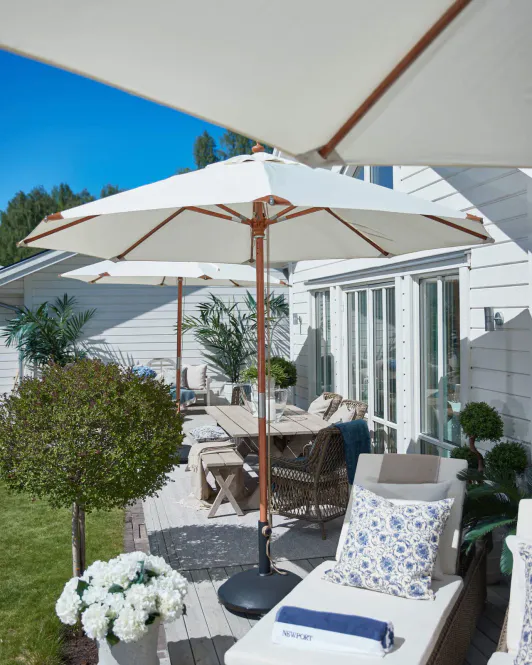 Hovedbilde Cinas Capri Parasoll Krem