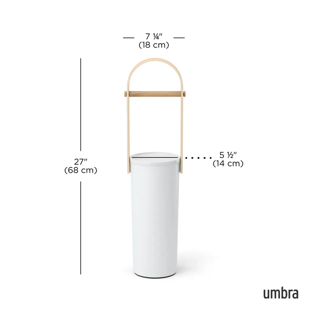 Umbra Bellwood Toalettrullholder Hvit/Natur