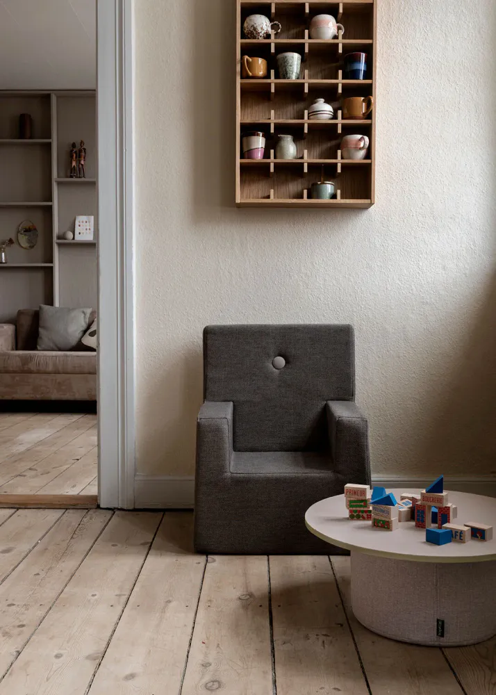 by KlipKlap Kids XL Barnestol Brun