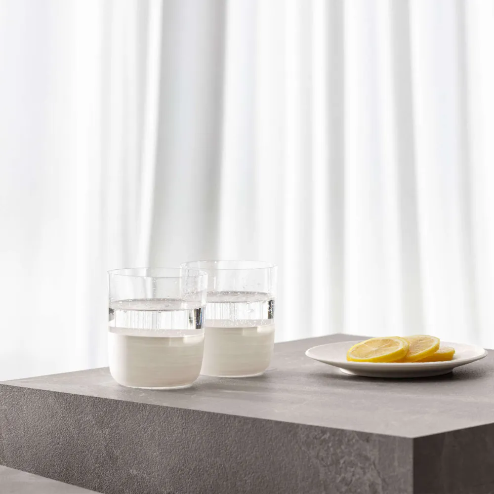Villeroy & Boch Manufacture Rock Blanc Whiskyglass 4-pk