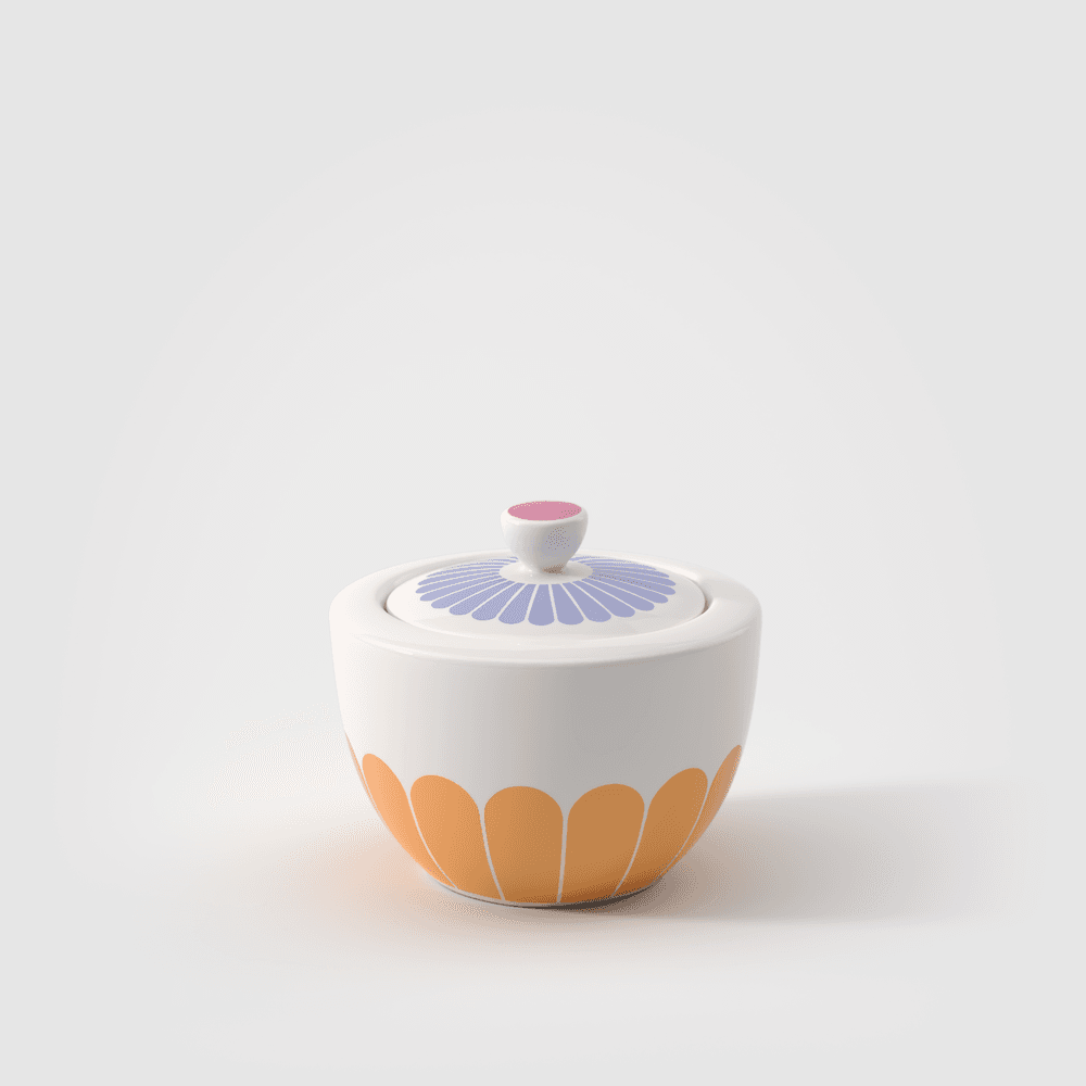 Villeroy & Boch Fleur Couleur Sukkerskål 27 cl