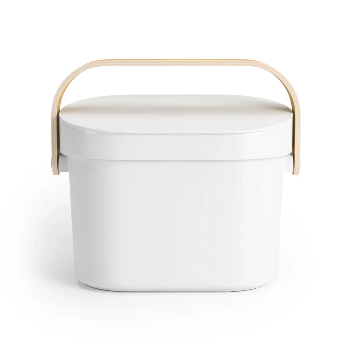 Umbra Bellwood Kompostbøtte 4 L Hvit/Natur