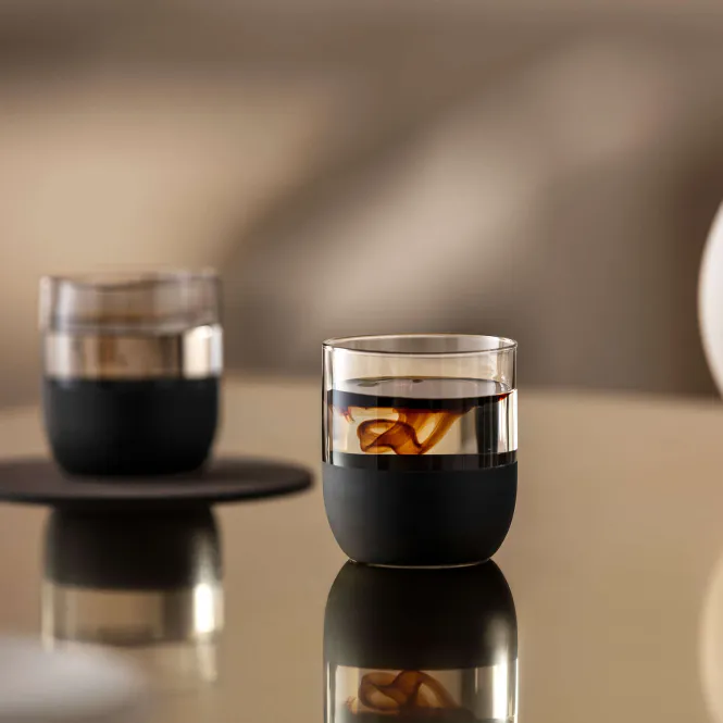 Hovedbilde Villeroy & Boch Manufacture Rock Snapsglass 4-pk