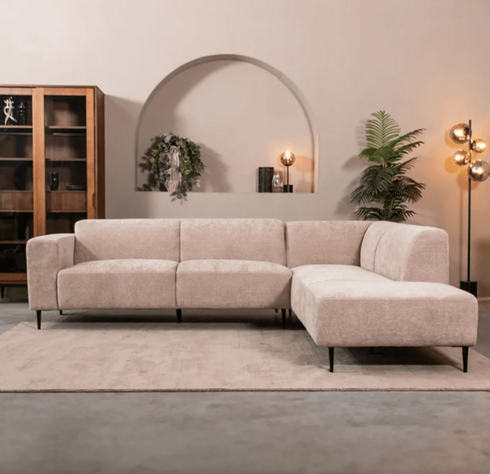 Trend Collection – Eden Høyre Hjørnesofa Clay Elite
