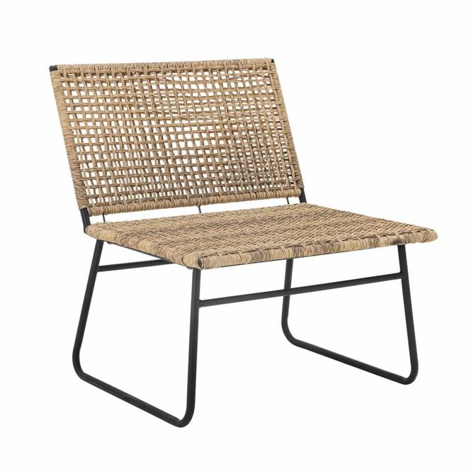 Hovedbilde Bloomingville Vallone Loungestol Natur 2 stk
