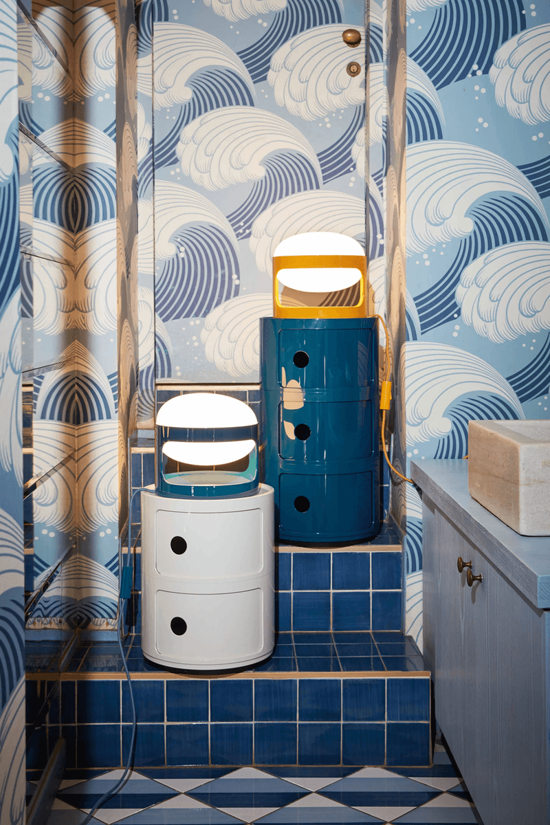 Kartell Kd28 Lampe Hvit