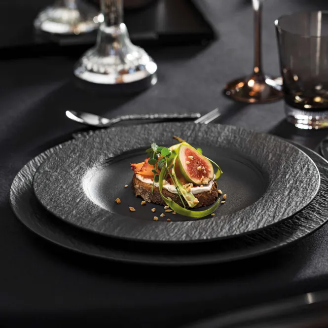 Hovedbilde Villeroy & Boch Manufacture Rock Middagstallerken ...