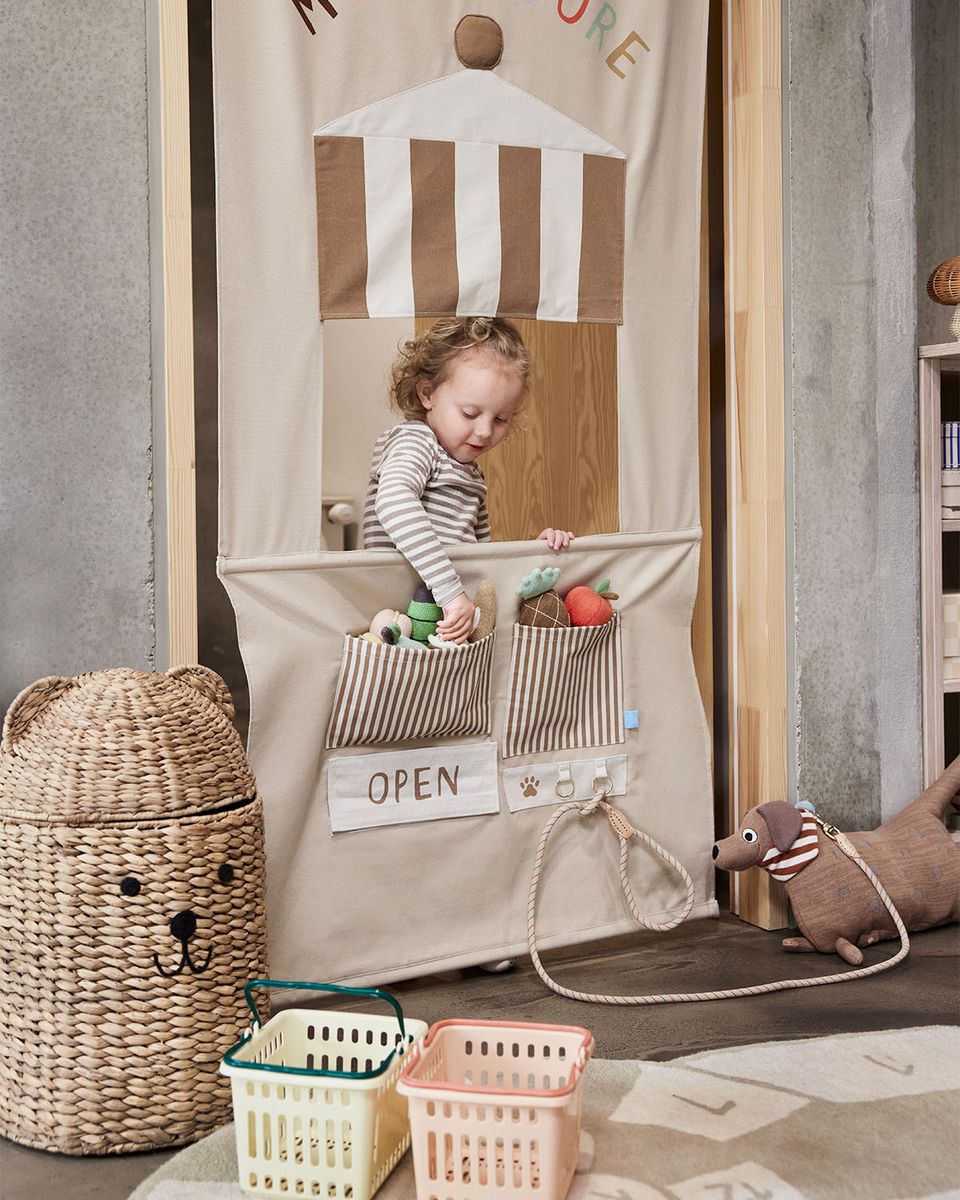 OYOY Mini Bear & Rabbit Oppbevaringskurver 2 stk 