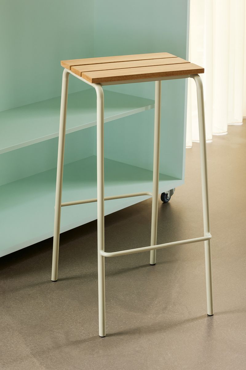 Hübsch Stilt Barstol H76 cm Sand