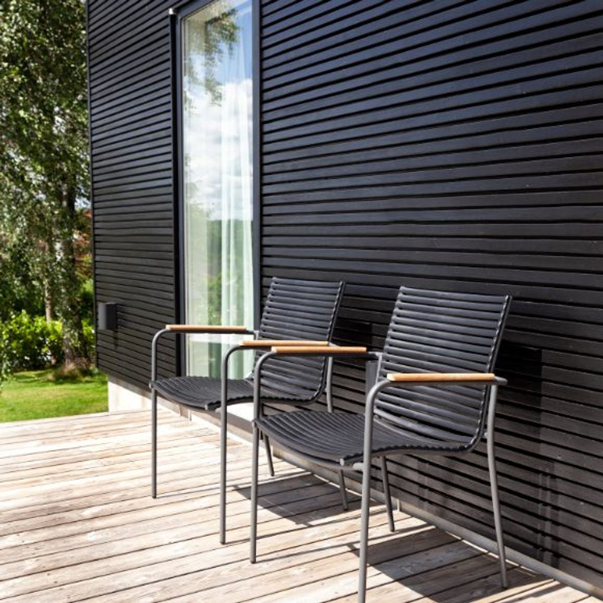 Cinas Mood Classic Stol Antrasitt/Teak