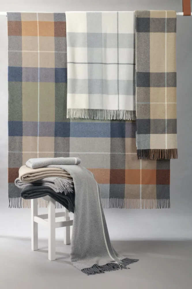 Biederlack Quito Ullpledd 130x170 cm Beige