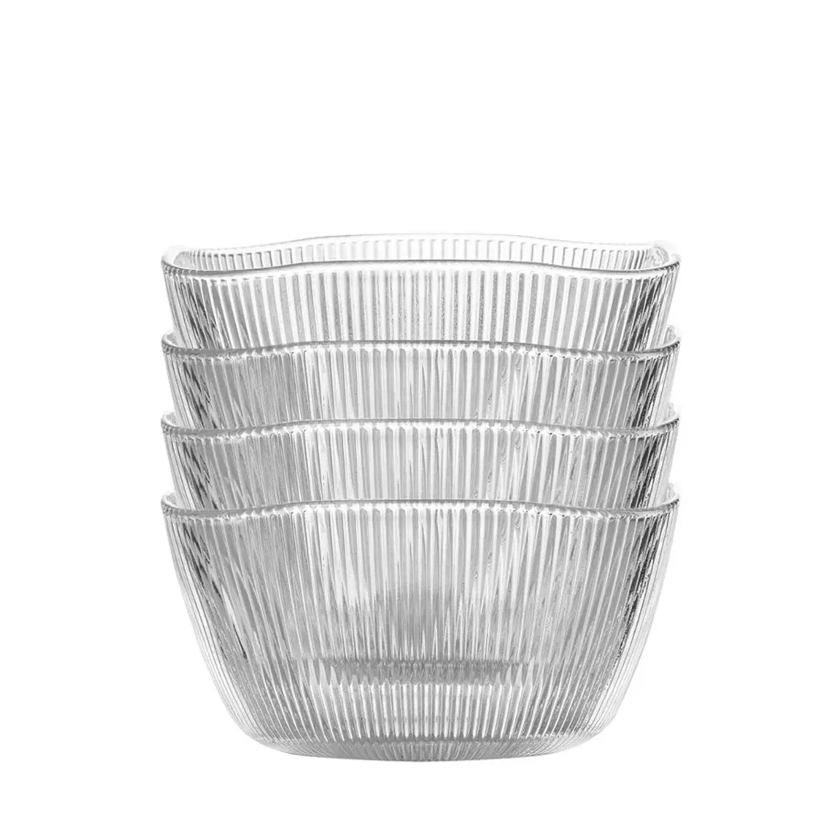 Hadeland Glassverk Siri Bolle 13 cm 4 stk Klar
