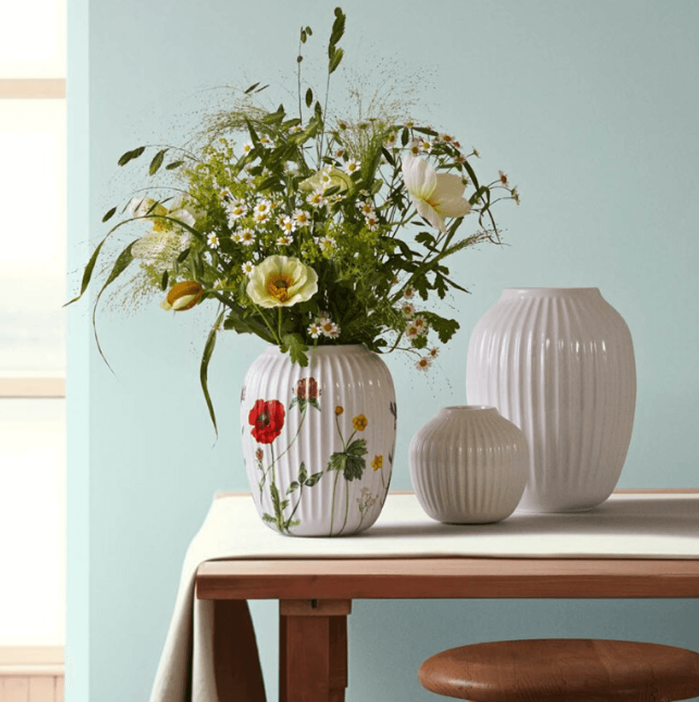 Kähler Hammershøi Summer Vase 21 cm, Wild Flowers