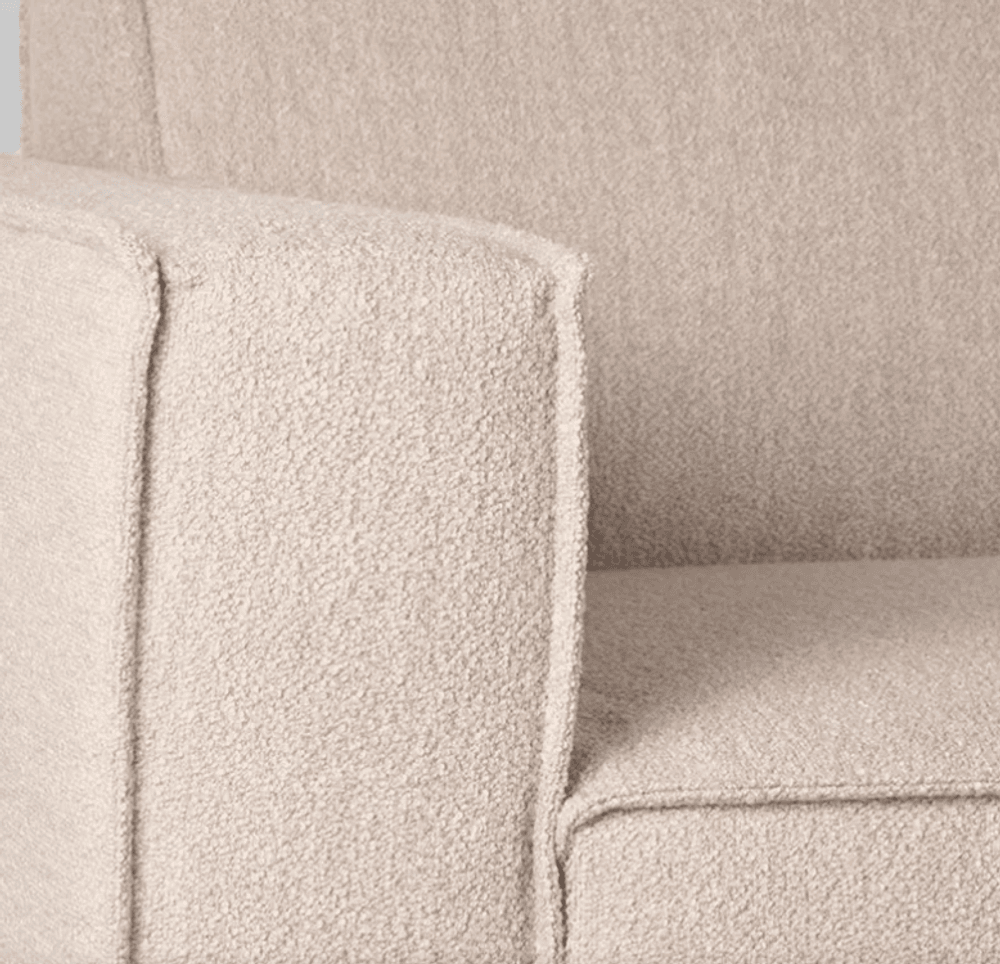 Trend Collection – Kay Høyre Sofa 2,5 Sete + Ottoman R – Alpine Natural