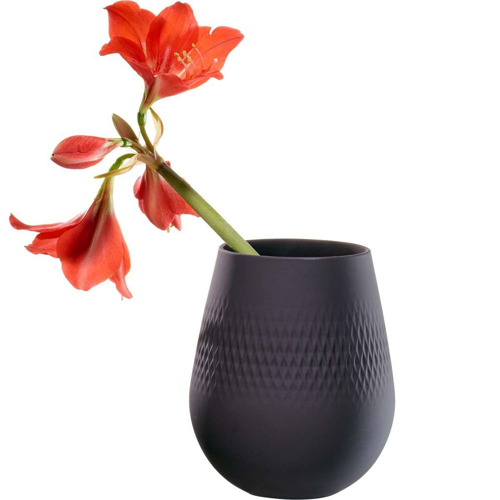 Villeroy & Boch Halskjede Svart Carre liten vase