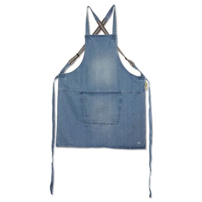 Hovedbilde Dutchdeluxes Suspender Forkle Denim Blå