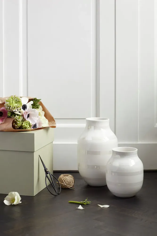 Kähler Omaggio Vase Perlemor 20 cm
