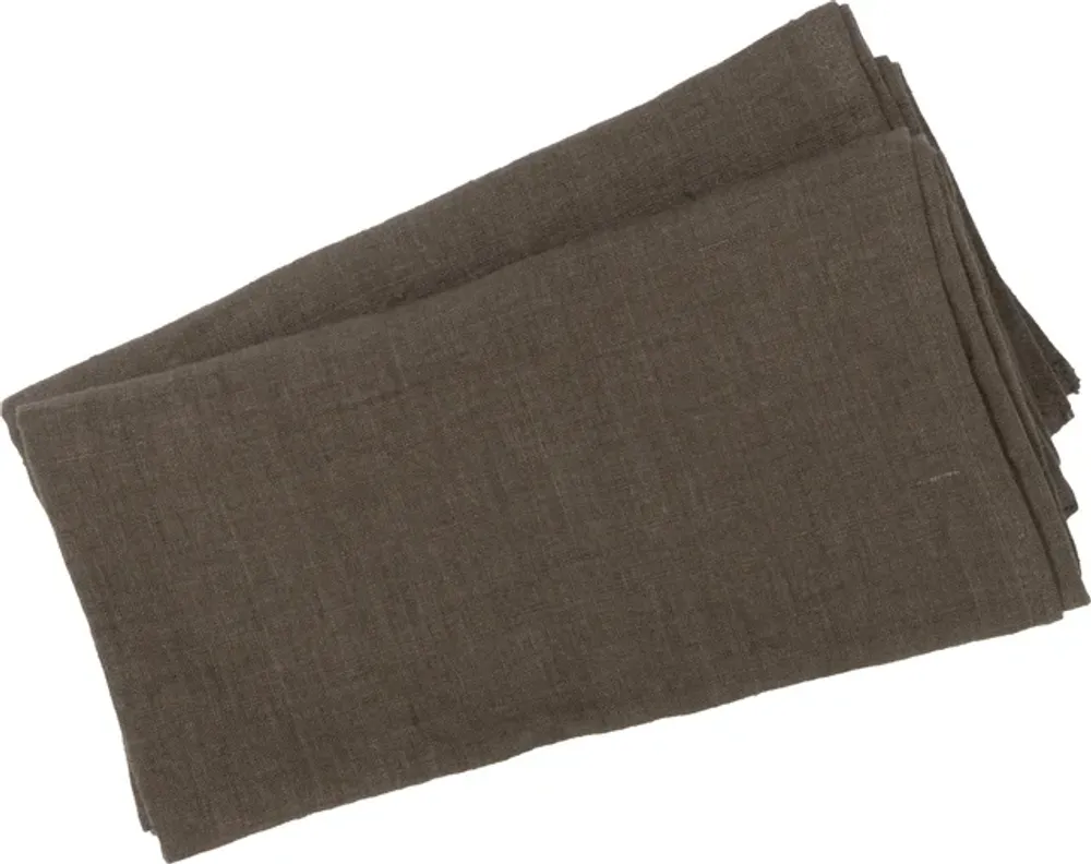 Halvor Bakke Fagerborg Linservietter 2-pk Brun