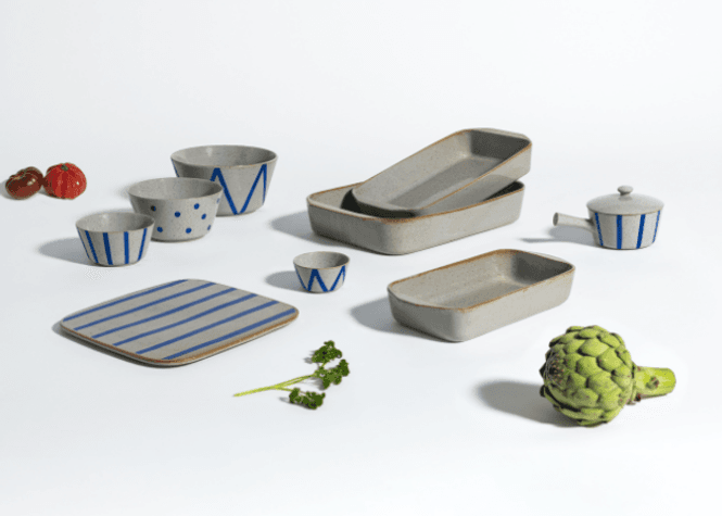 Hovedbilde Lyngby Porcelæn Dan-Ild Serveringsfat 27x27 cm