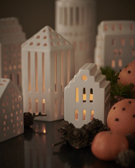 Hovedbilde Kähler Urbania Lyshus Langkirke hvit H10