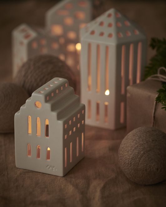 Hovedbilde Kähler Urbania Lyshus Langkirke hvit H10