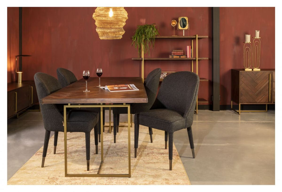 Dutchbone Class spisebord 180x90 cm brun