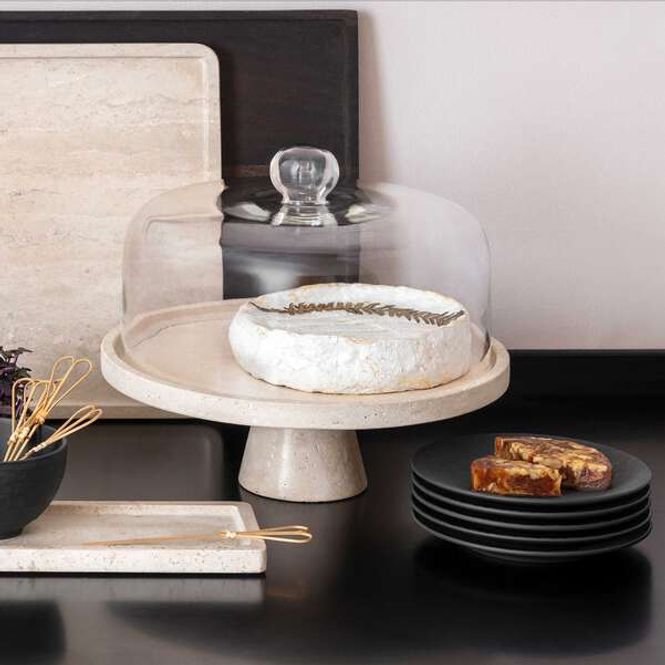 Hovedbilde Villeroy & Boch Manufacture Travertine glasslokk ...