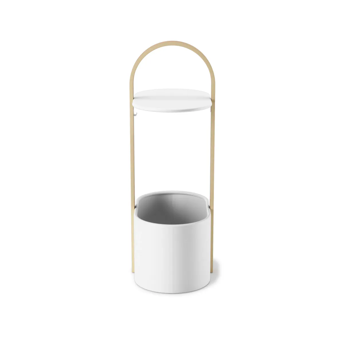 Umbra Bellwood sidebord med oppbevaring hvit natur