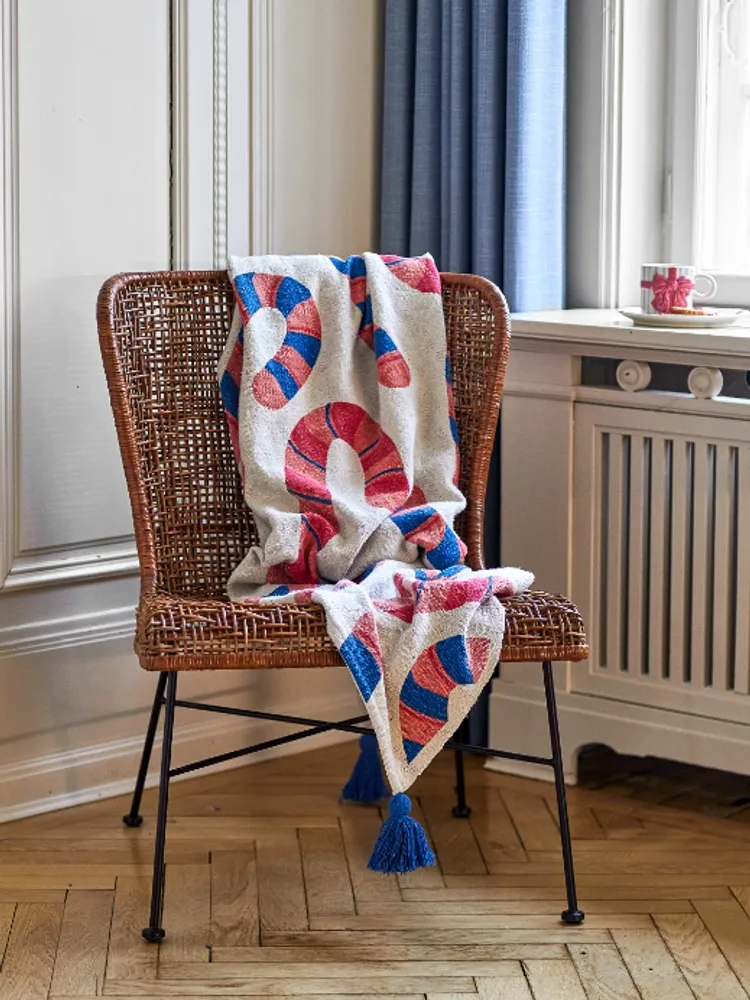 Bloomingville Candice Julepledd Bomull 130x160 cm