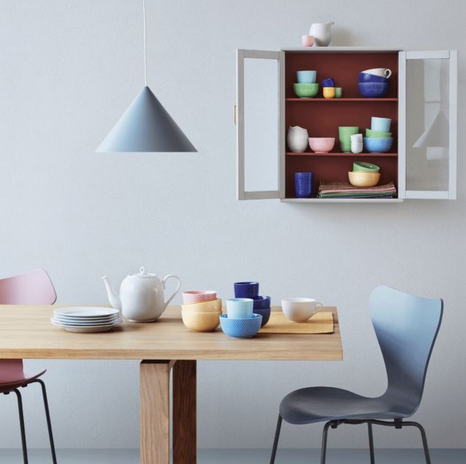 Hovedbilde Lyngby Porcelæn Rhombe Color Eggeglass Grønn Ø5 ...