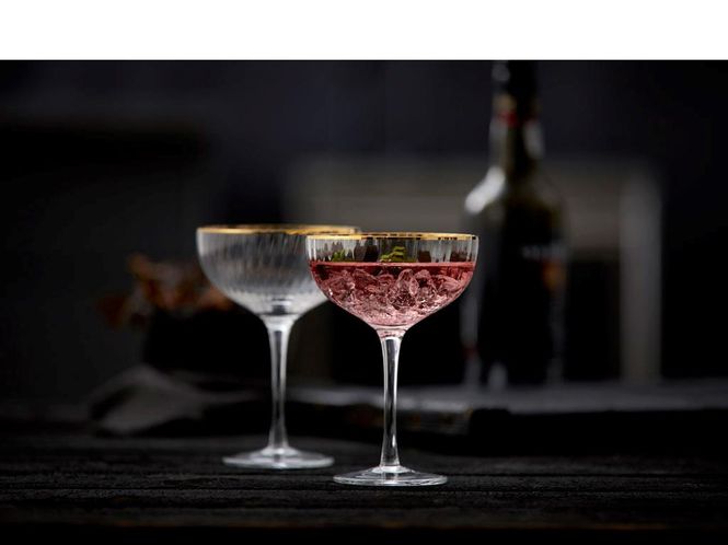 Hovedbilde Lyngby Glass Palermo Gold Cocktailglass 4-pk 31,5 ...