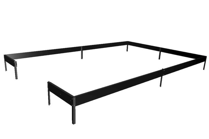 Hovedbilde Halls Qube+ Fundament til drivhus 9,9 m² Sort