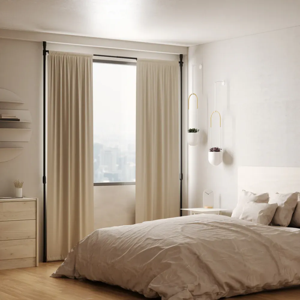 Umbra Anywhere Gardinstang/Romdeler Matt Sort