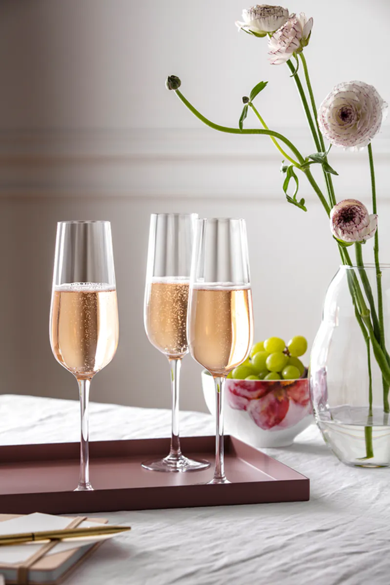 Villeroy & Boch Rose Garden Champagneglass 29 cl 4 pk
