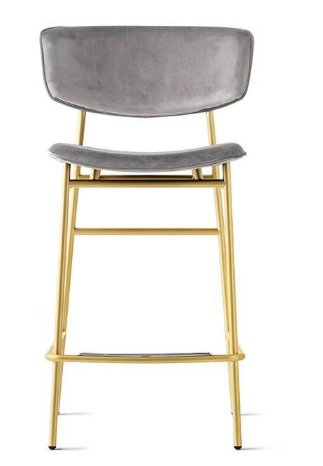 Hovedbilde Calligaris Fifties stol messing / aske grå