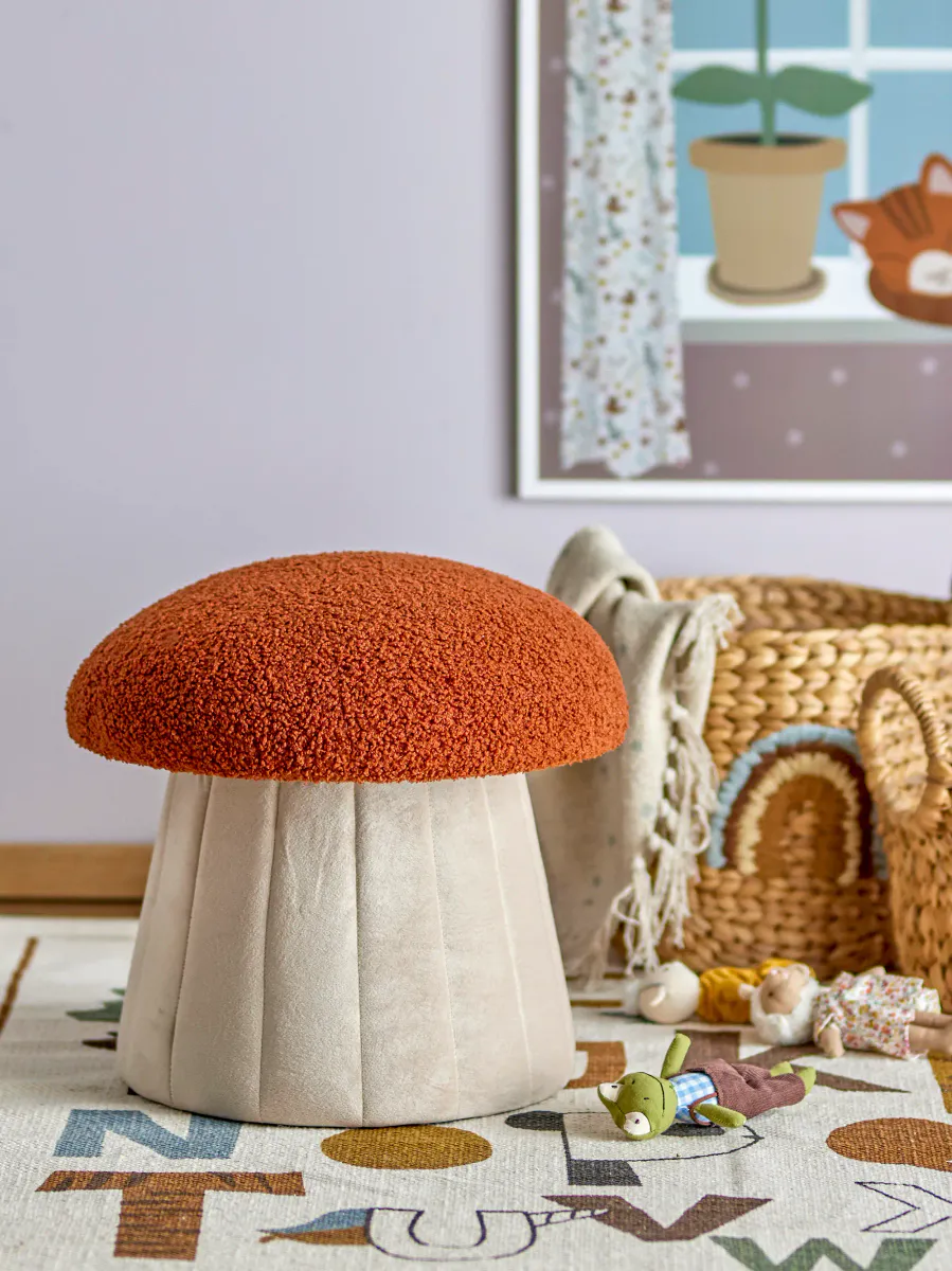 Bloomingville MINI Bertil Puff Rød