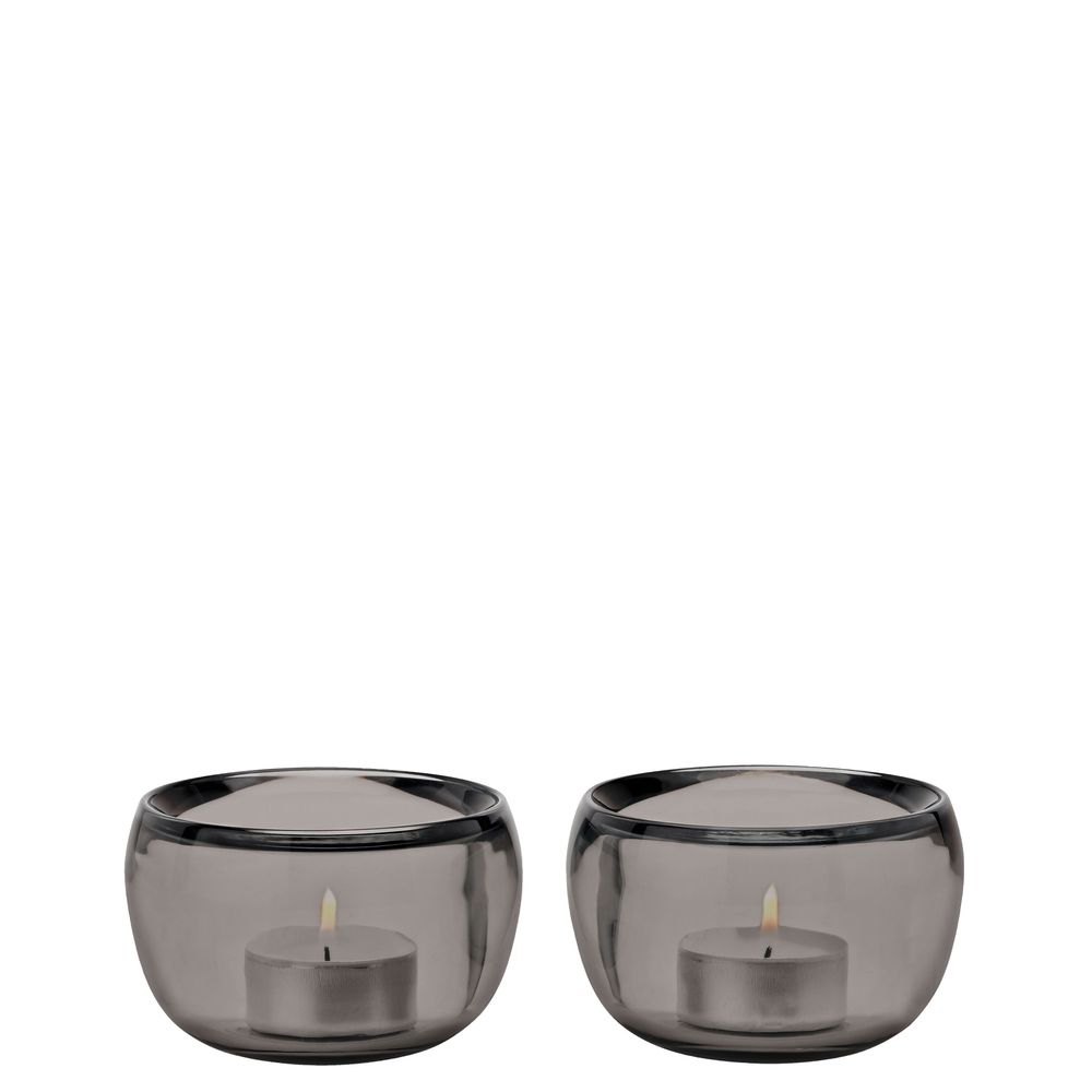 Stelton Ora Telysholder Smoke 2 stk
