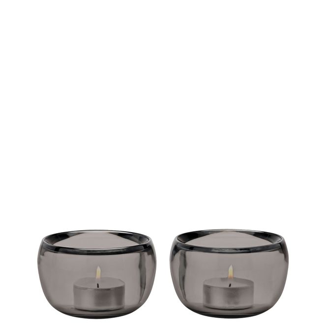 Hovedbilde Stelton Ora Telysholder Smoke 2 stk
